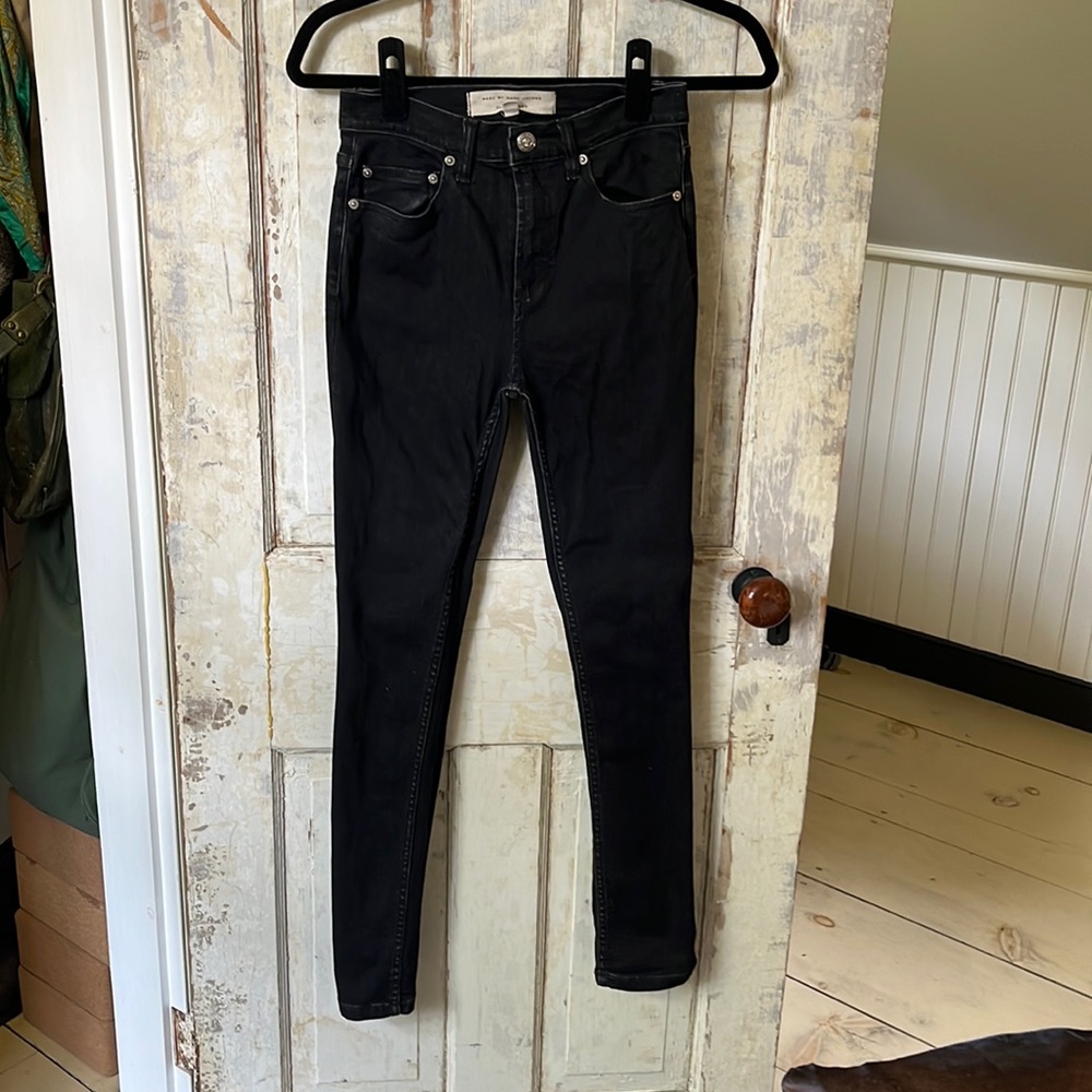 Marc Jacobs Black Ella Skinny Jean, 25